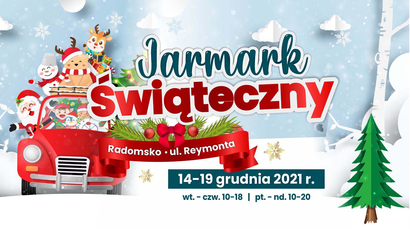 Świąteczny jarmark na Reymonta